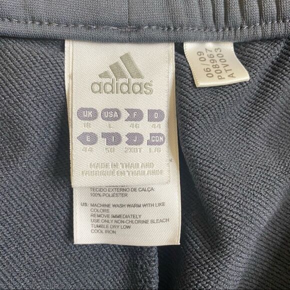 Adidas Side Striped Track Pants Sz L - Picture 9 of 9